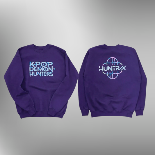 Purple KPOP Huntrix Sweatshirt