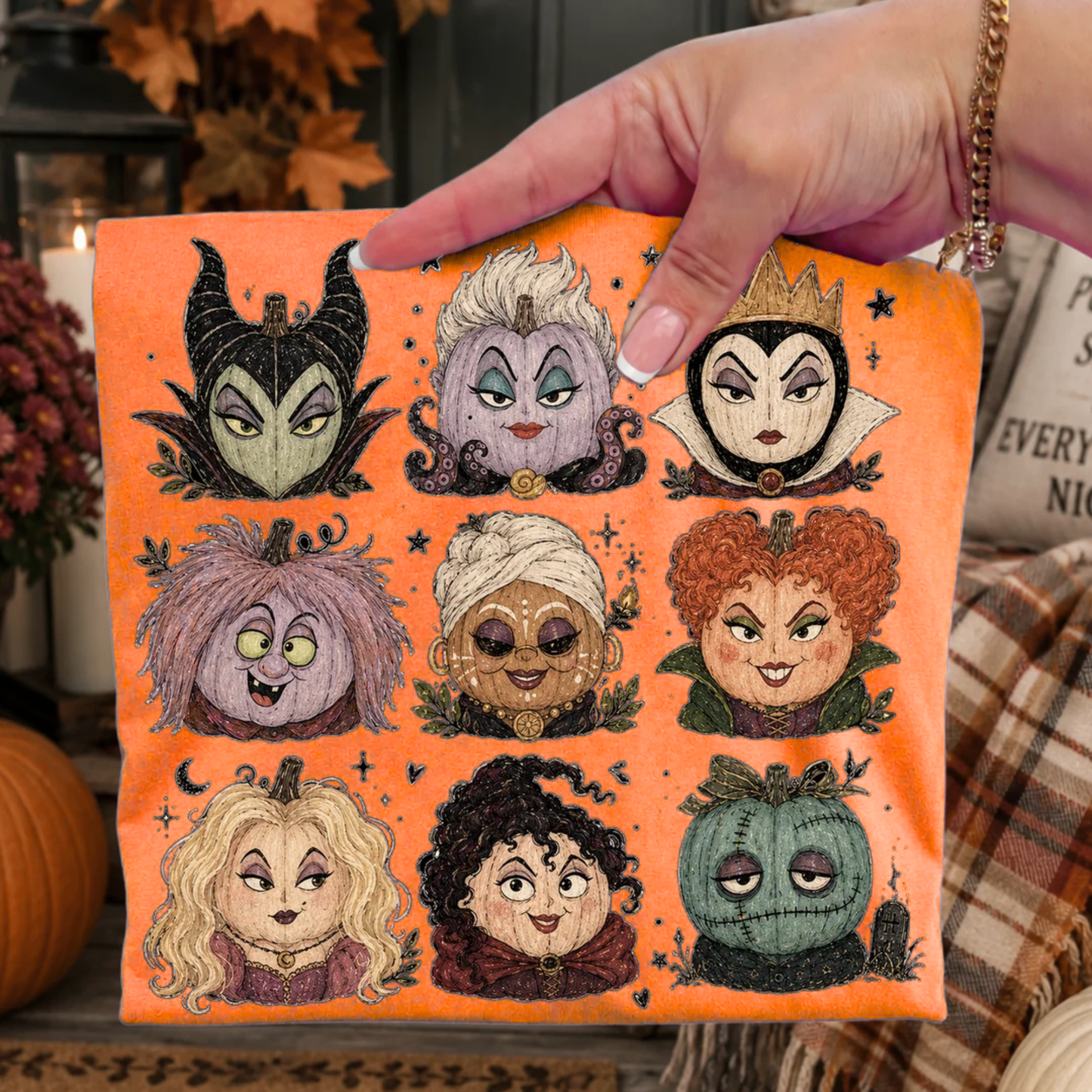Wicked Villains & Witches Pumpkin Graphic Tee