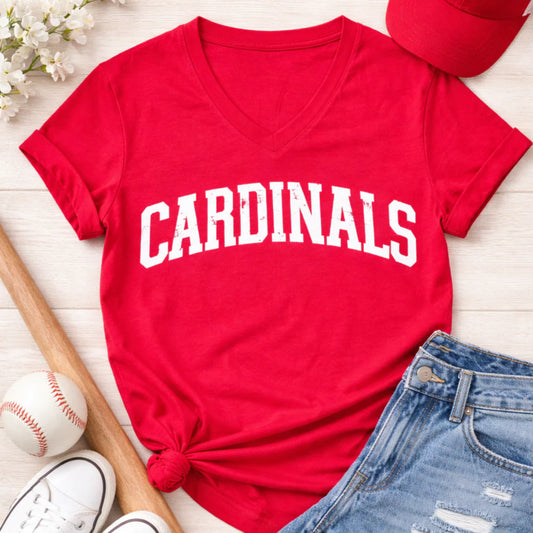 Cardinals V-Neck Tee