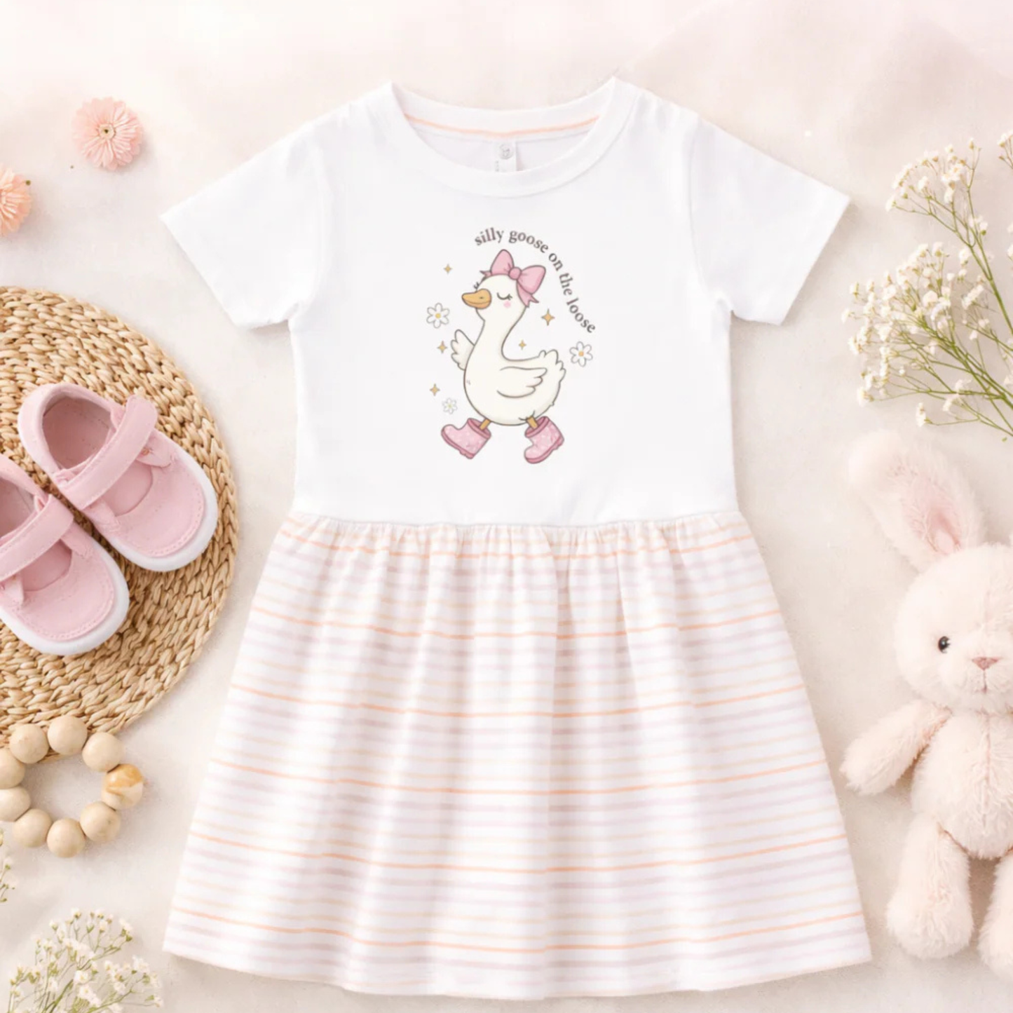 Silly Goose Toddler Dress