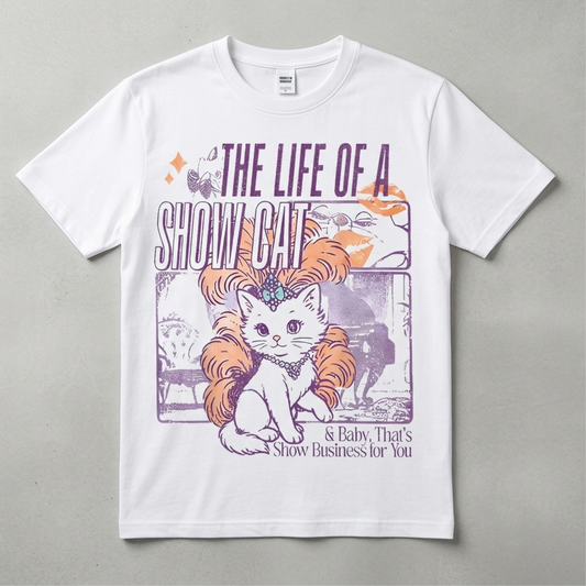 The Life of a Show Cat Kids Tee