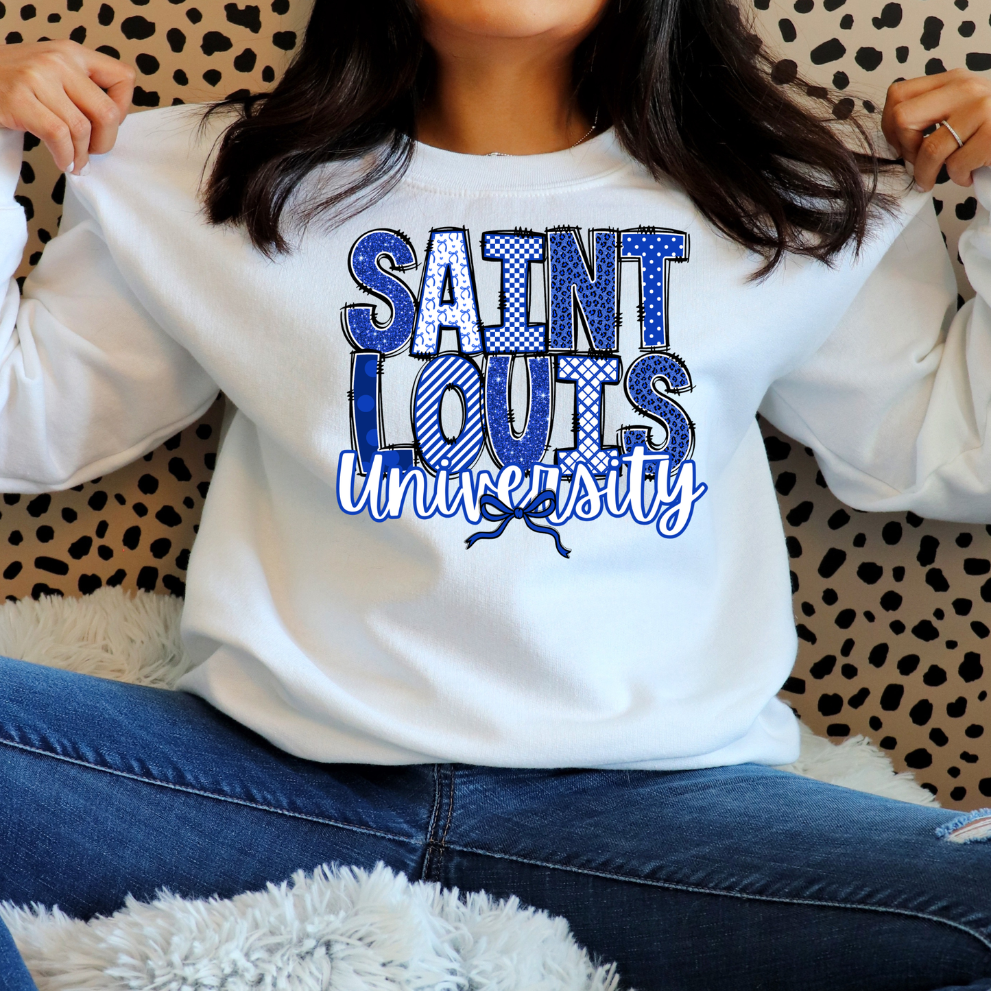 SLU Bow Sweatshirt