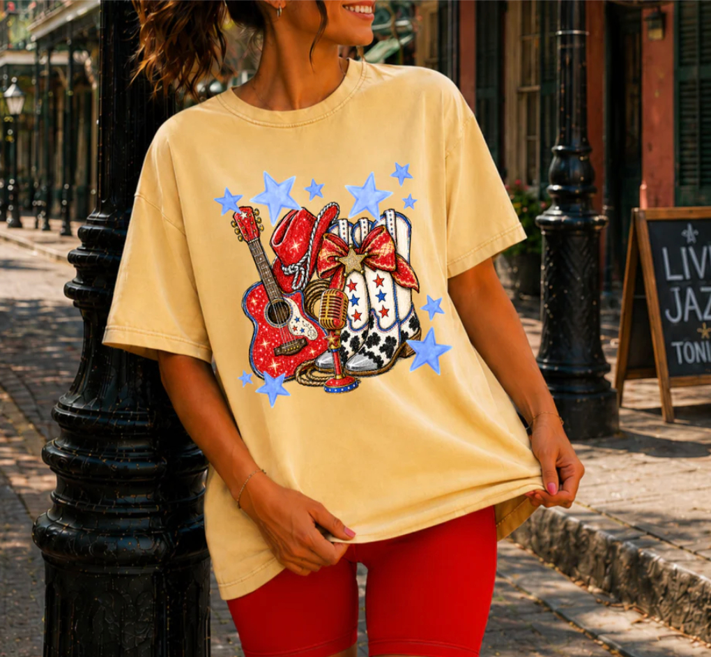 Cowgirls & Country Nights Graphic Tee
